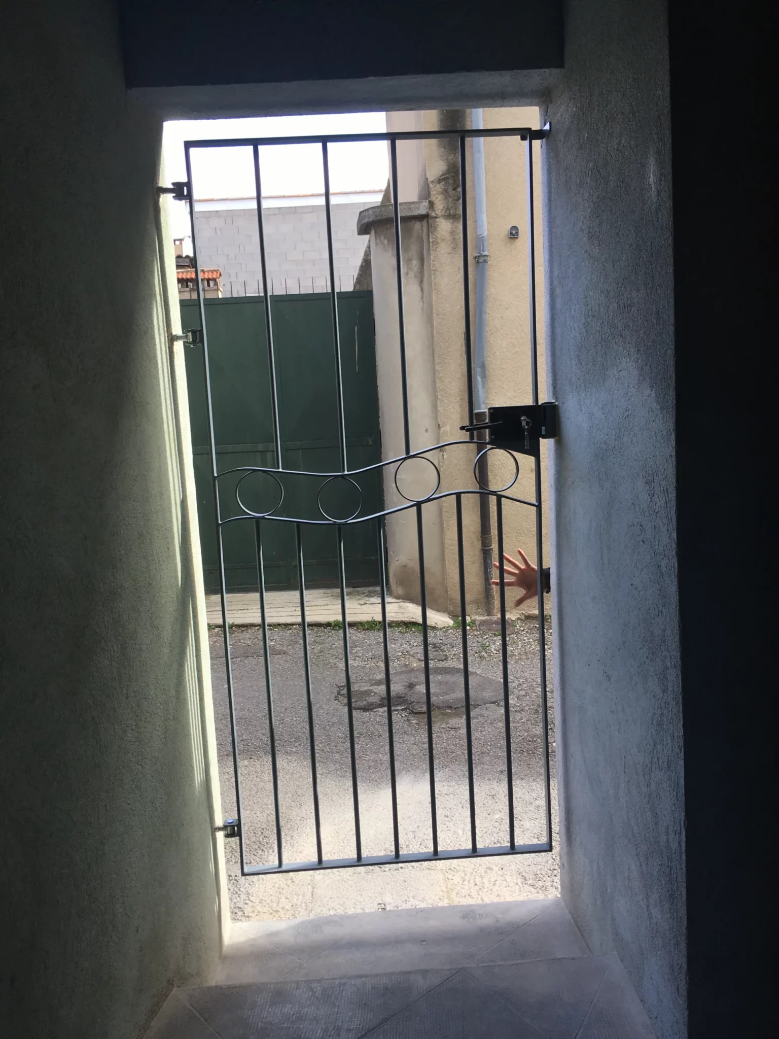 Portillon serrure double point / peinture epoxy
