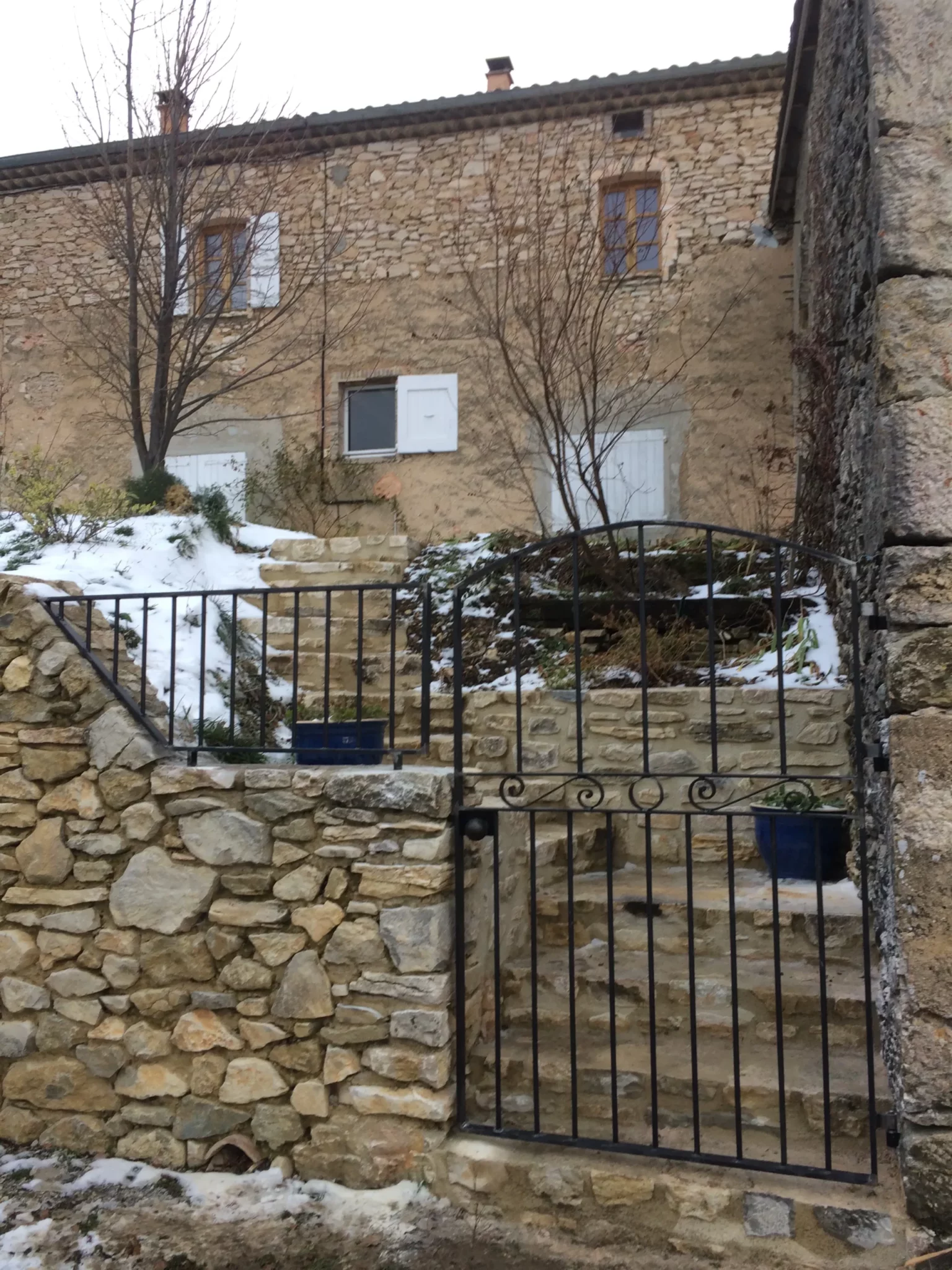 Porte fer forgé