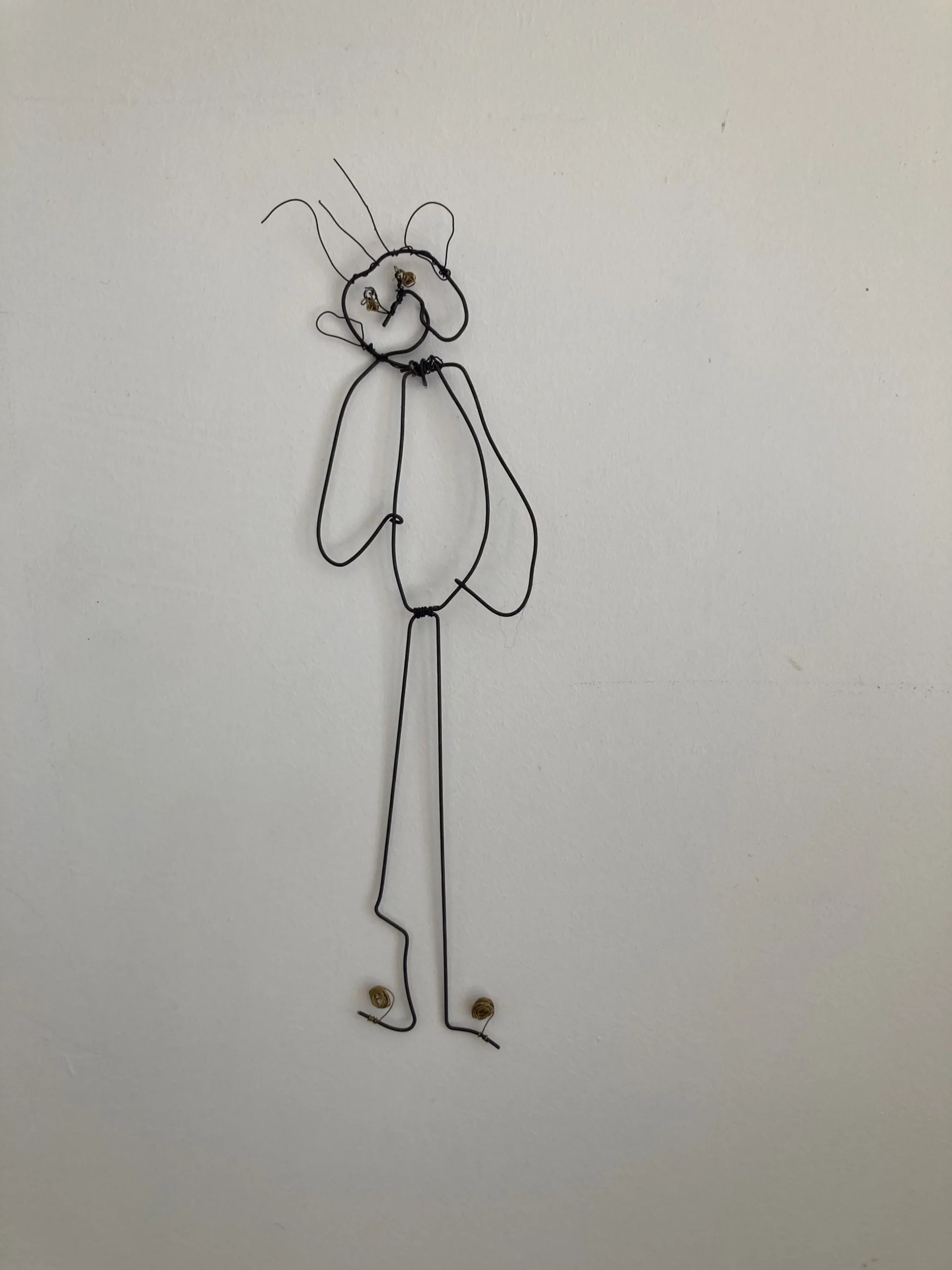 Reproduction d’un dessin d’enfant en fil de fer