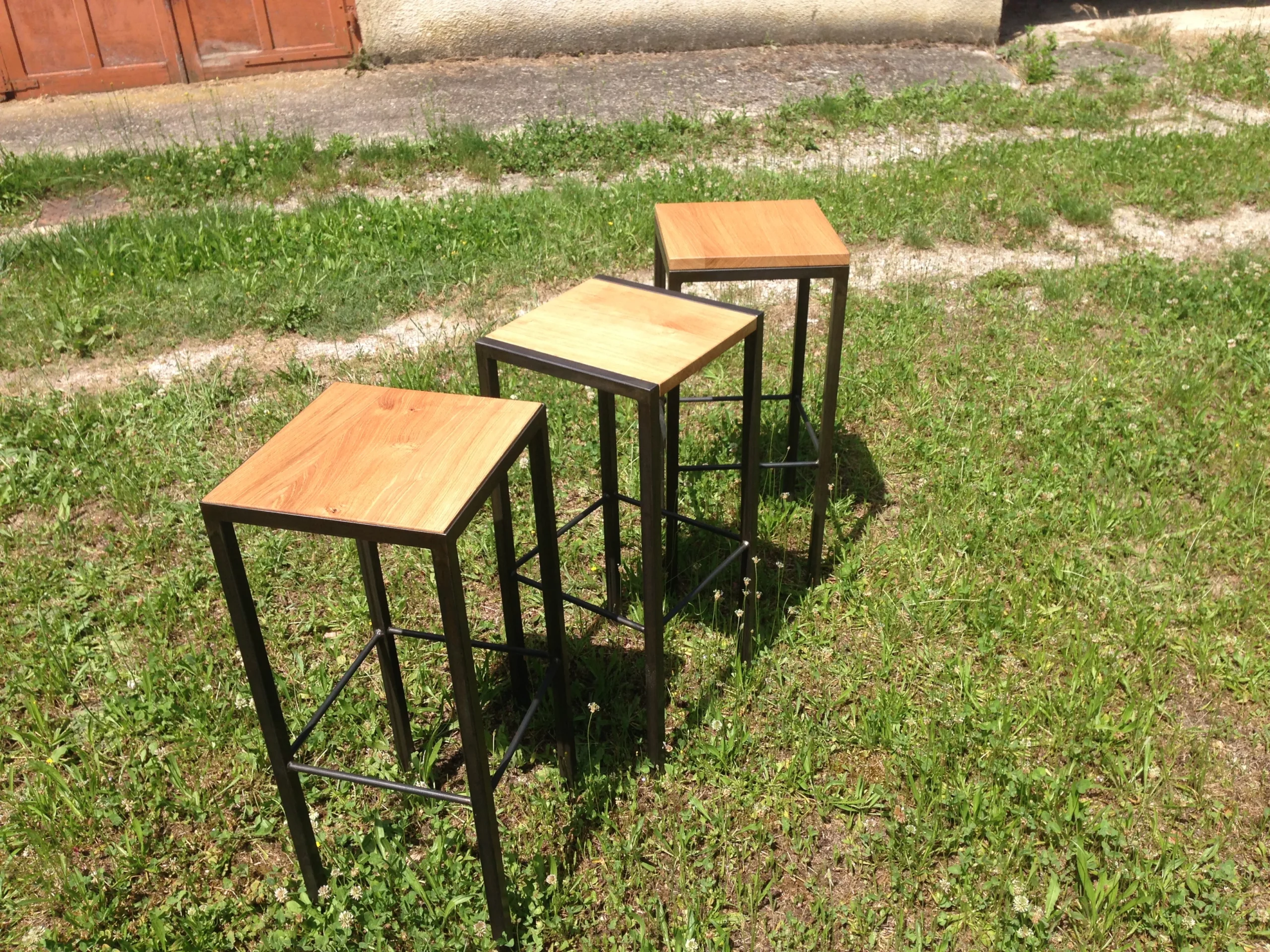 Tabouret de bar, 3 assises différentes