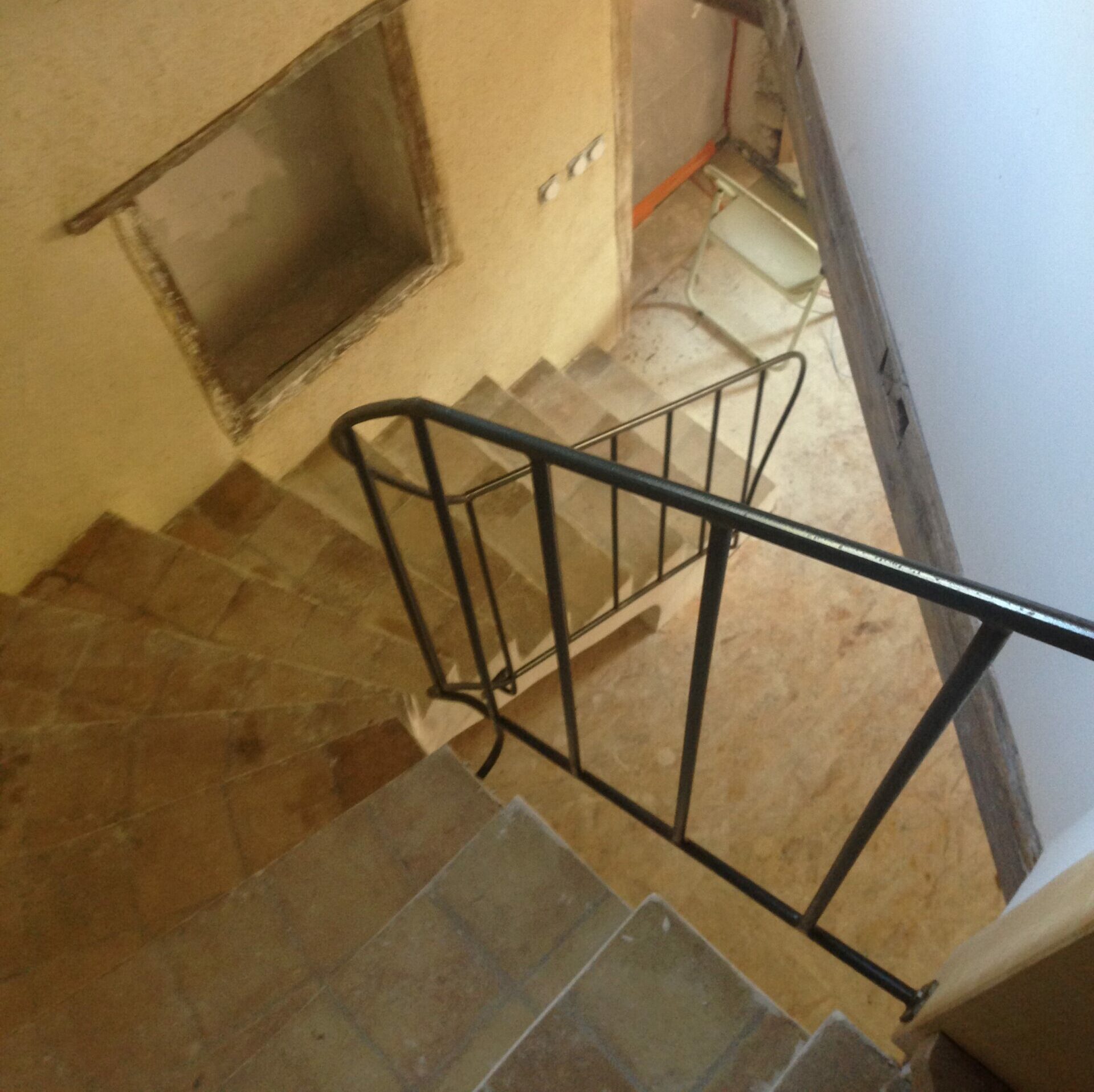 soudure sur rampe d&rsquo;escalier