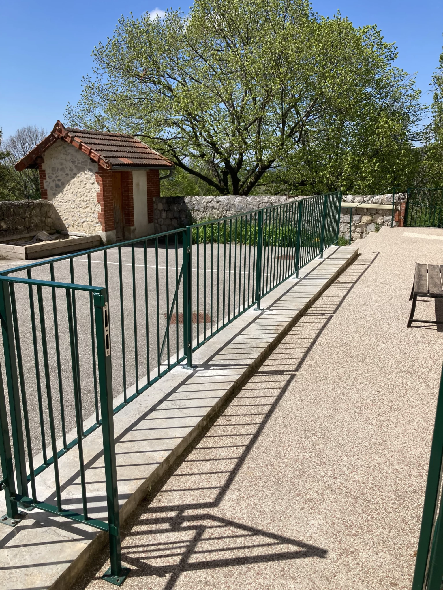 Garde corps communal peinture epoxy