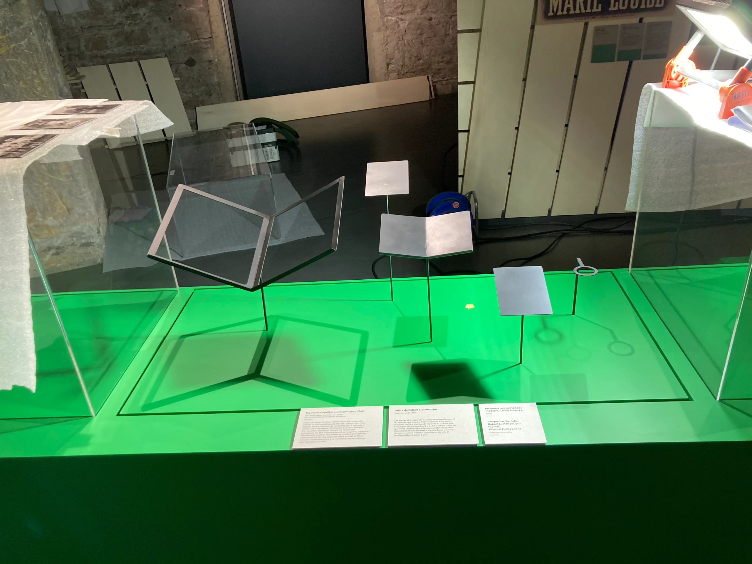 Socle pour l’Exposition temporaire « La guerre en jeu »