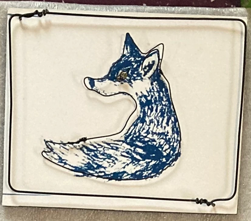 cyanotype et fil de fer